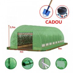 Seră 8x4x2,5 m