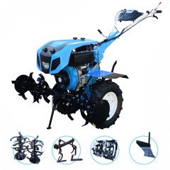 Motocultor 7 c.p. Minsk Electro XM105DE, diesel+starter + SET