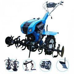 Motocultor 10 c.p. Minsk Electro XM135DE, diesel+starter + SET